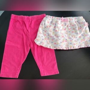 Skirt & Pink Leggings
